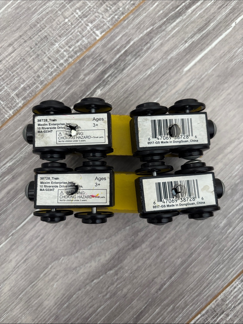 Maxim Wooden Train Set - Yellow - Picture 6 of 8